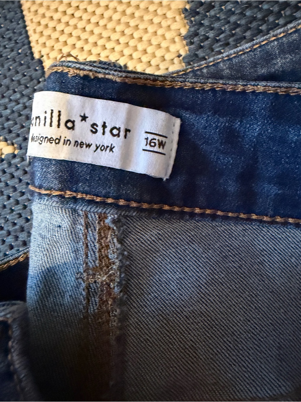 Vanilla Star Dark Blue Skinny Jeans - Picture 2 of 2